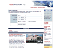 Tablet Screenshot of hotelamsterdam.org