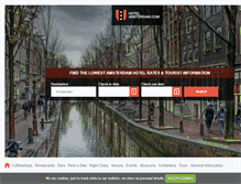 Tablet Screenshot of hotelamsterdam.com